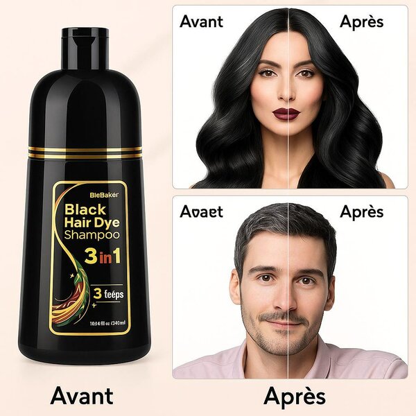Shampooing Colorant 3-en-1