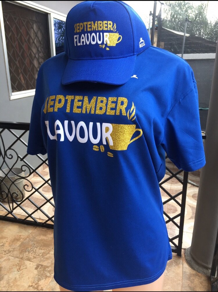 Unisex Scripted Birthday Tee and Cap