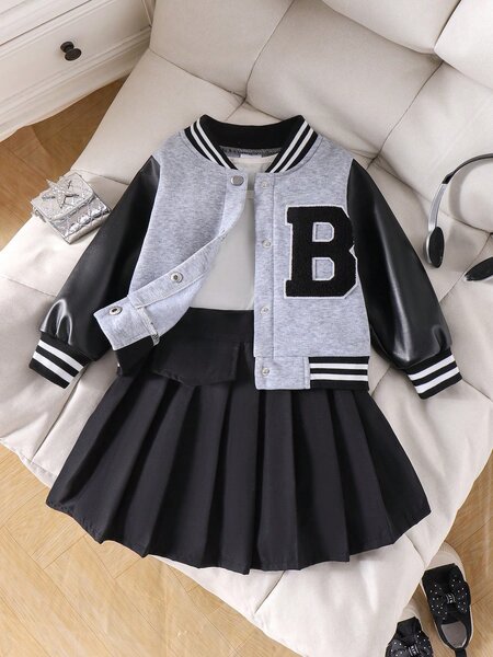 Veste et jupe enfant chic