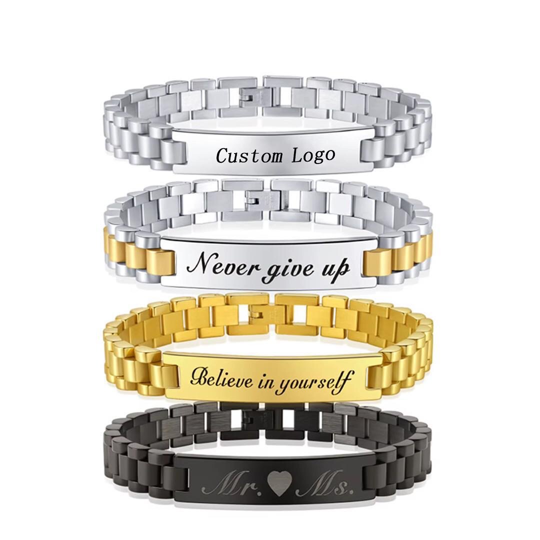 Bracelets personnalisés gravés