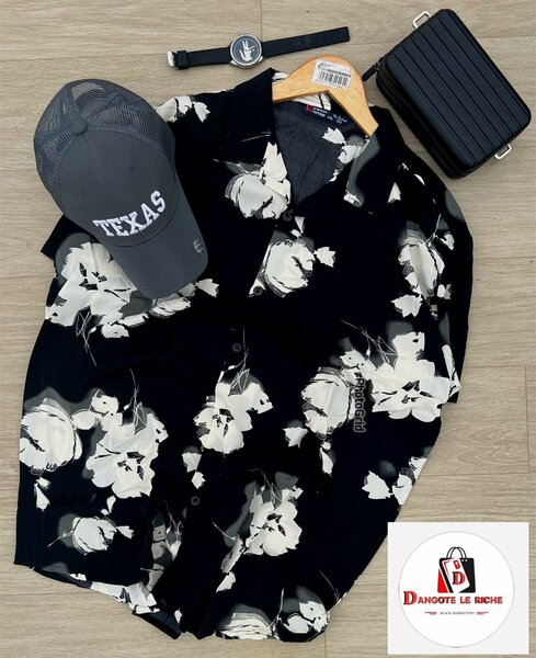 Chemise à fleurs élégante