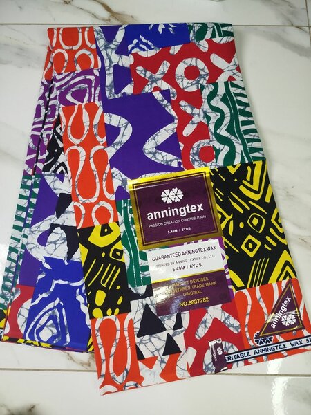 Tissu Wax Coloré Anningtex