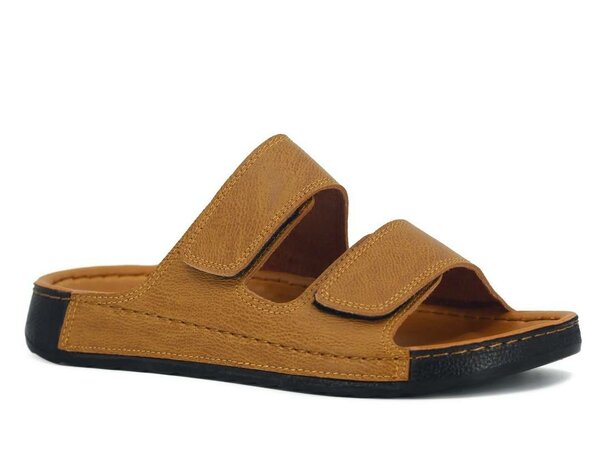 Sandales en cuir homme