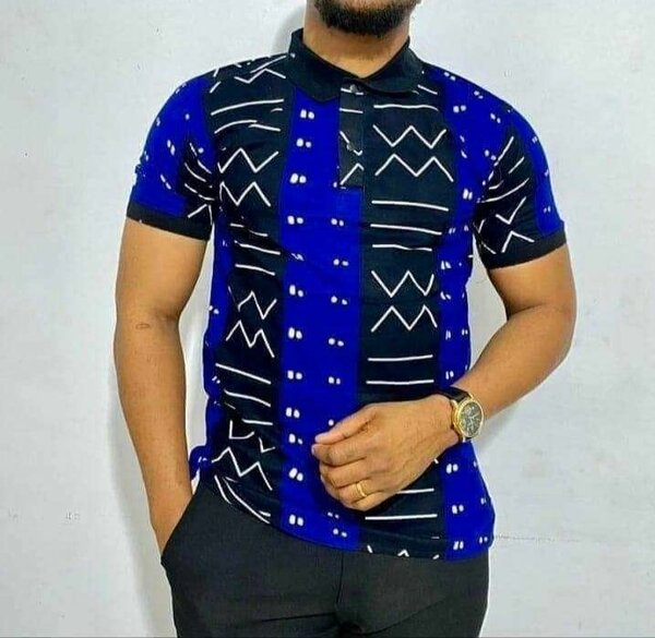 Polo imprimé moderne homme