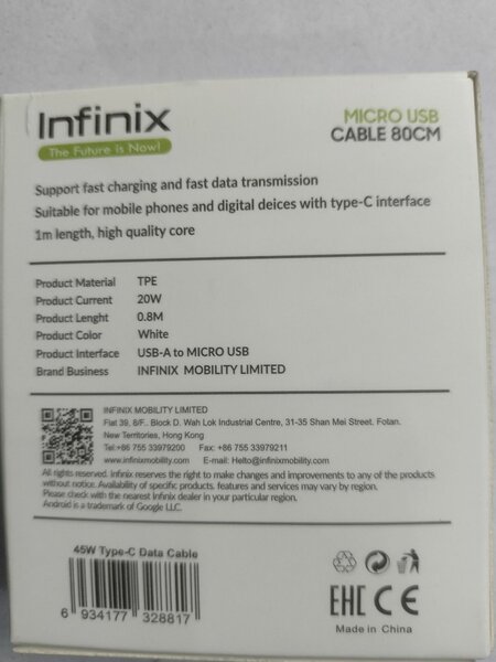 Infixin organic cable