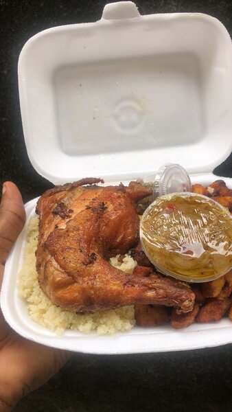 Attieke alloco poulet