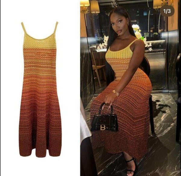 Robe longue dégradée élégante