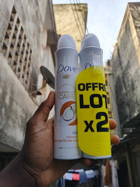 Dove Déodorant 72h Lot 2