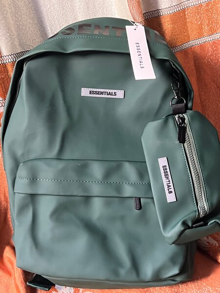 Essentials Black Backpack