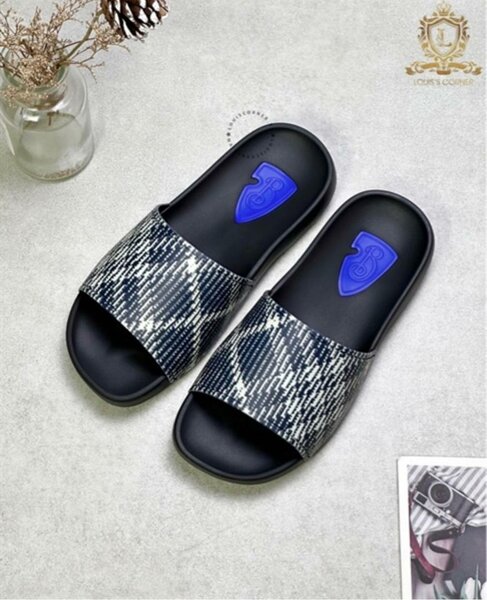 Mules en tissu tweed noir et blanc