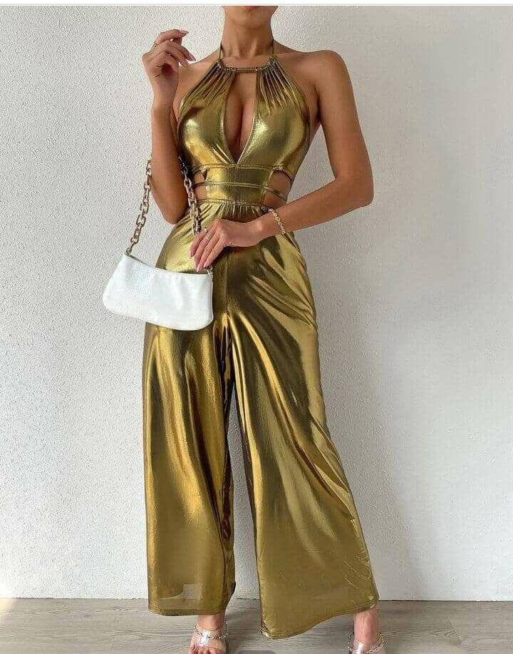Gold jumpsuit