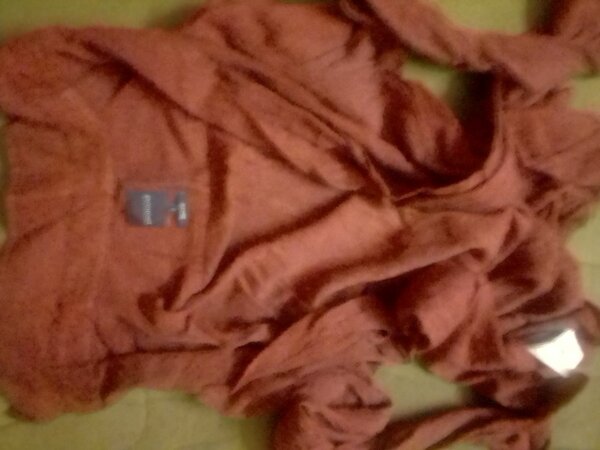 Chemise en lin marron