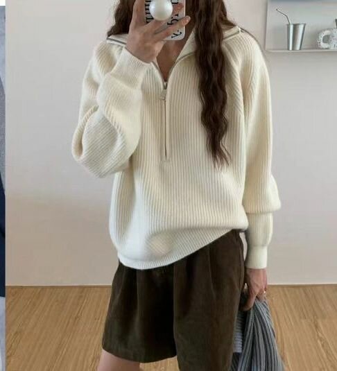 Вязанные кофточки полу замок