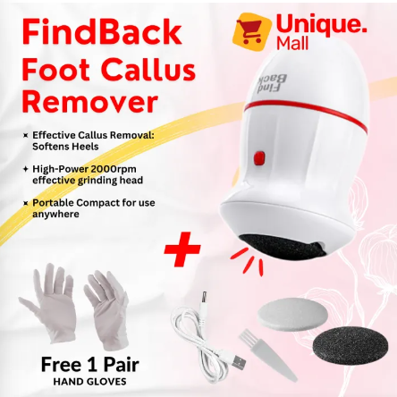 Foot Pedicure Grinder Remover Tools Electric Automatic Polisher - High-Power Portable Feet Care Cleaning with 2 Micro Grinding Heads for Dead Skin Heel Cuticle and Foot Massage