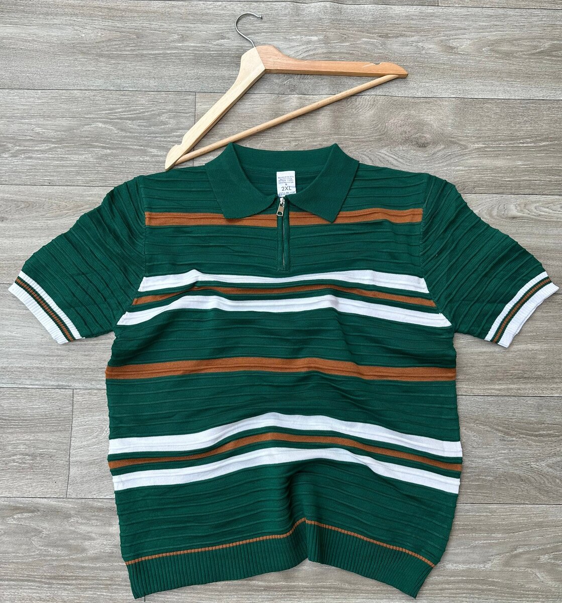 Chemise rétro à rayures