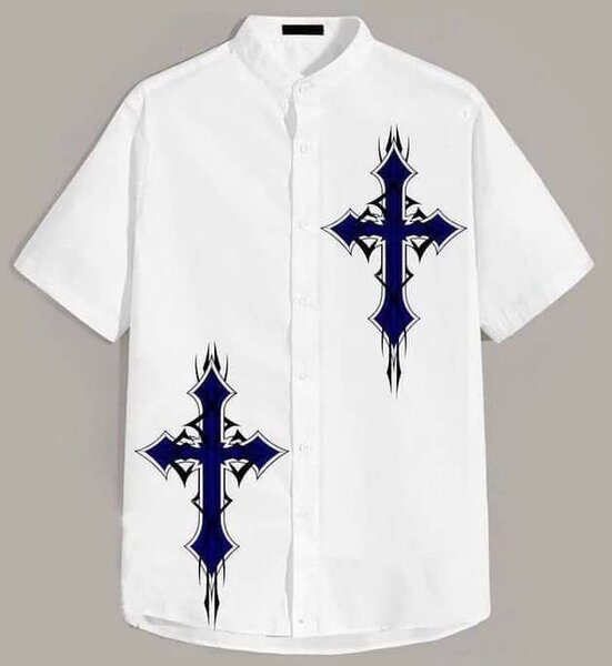 Chemise À Motif Croix