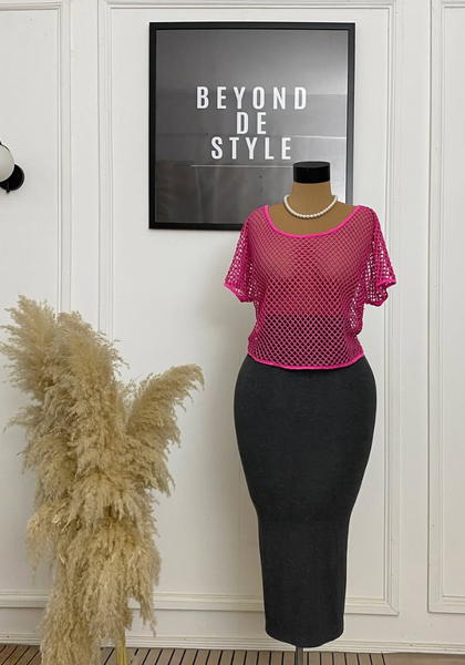 LOVELY NET DETAIL TOP.