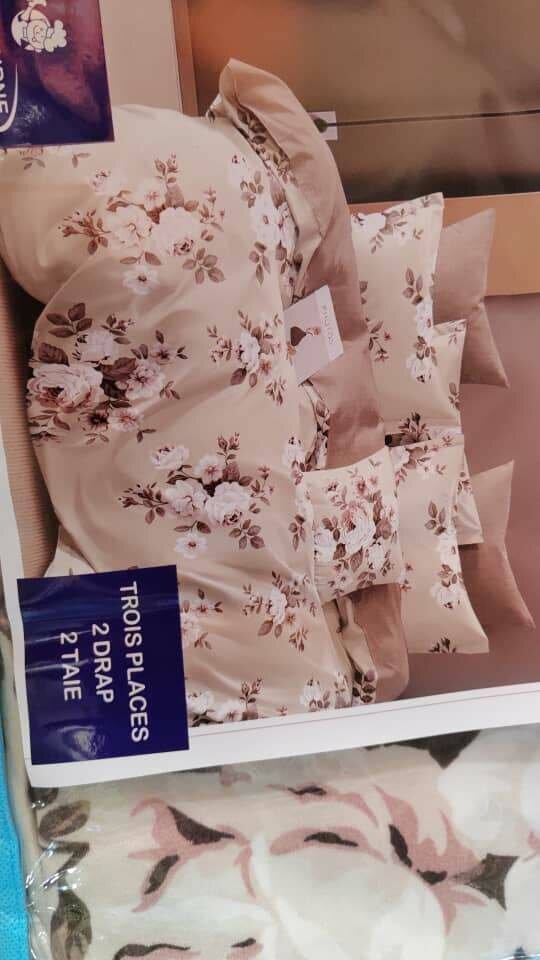 Ensemble de literie imprimé floral