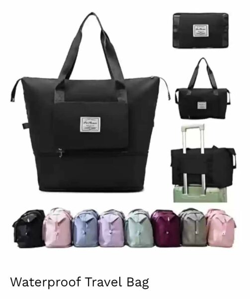 Foldable traveling bag