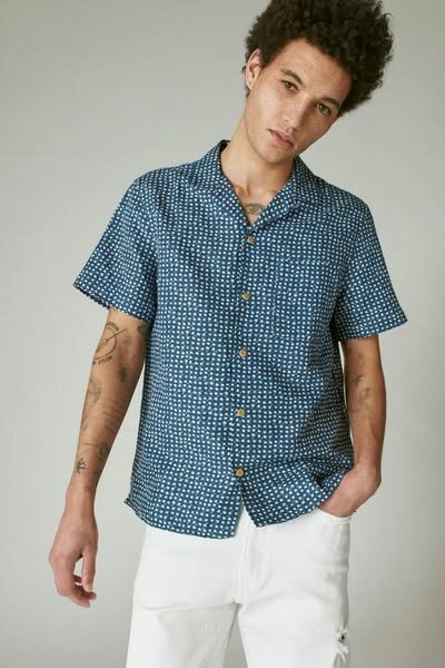 Men's Summer Shirt Plaid Green