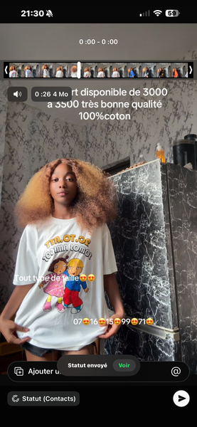 T-shirt oversize en coton