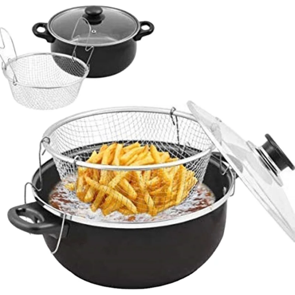 Friteuse 24cm acier inoxydable