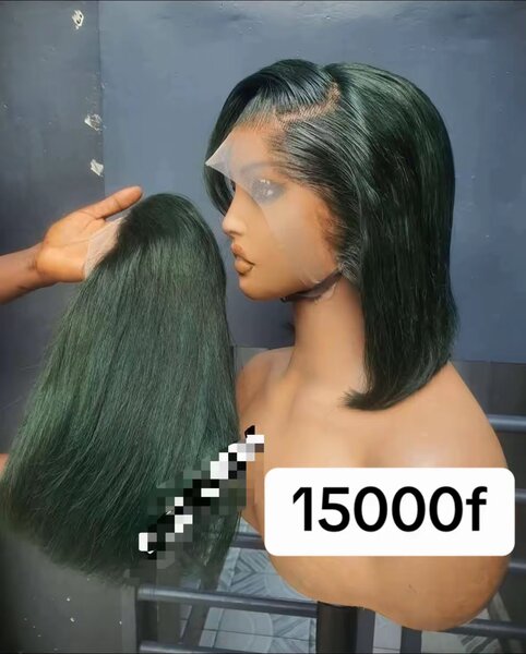 Perruque Lace Front Verte