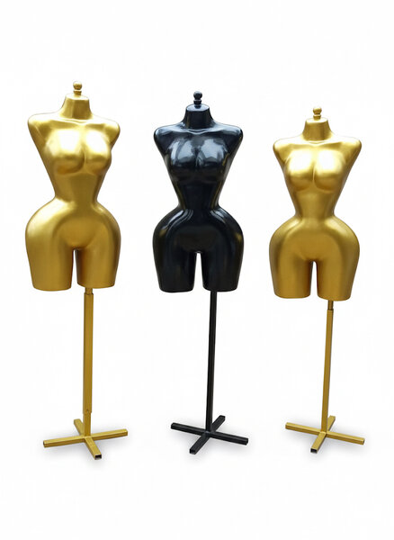 Buste Cléopâtre doré et noir