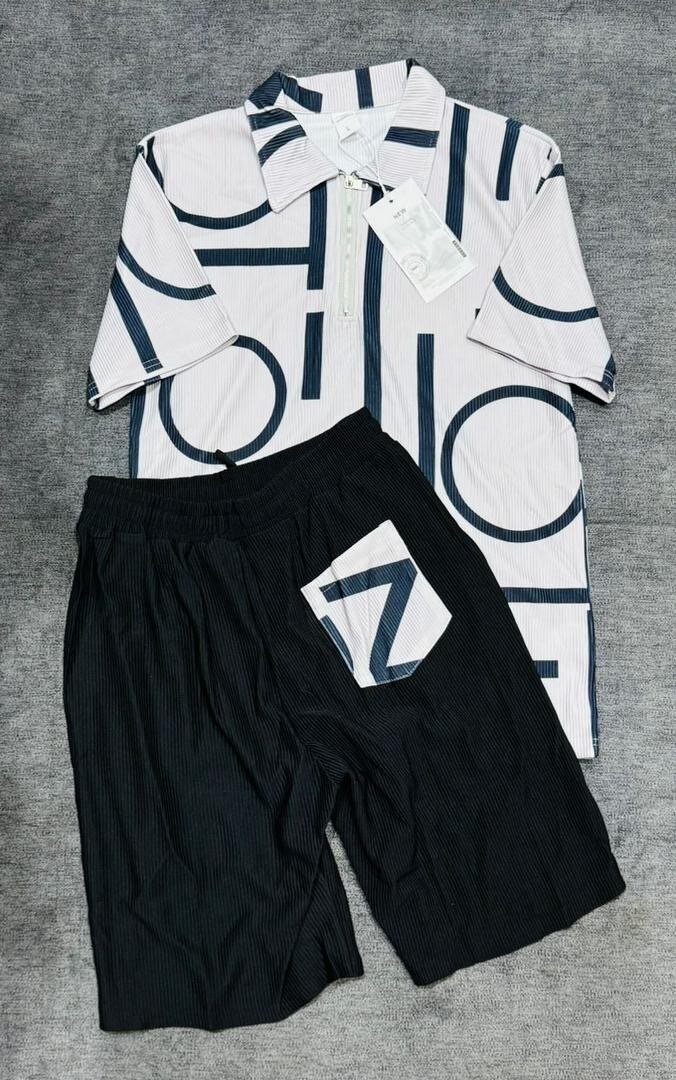 Ensemble Polo et Short Graphique pour Hommes