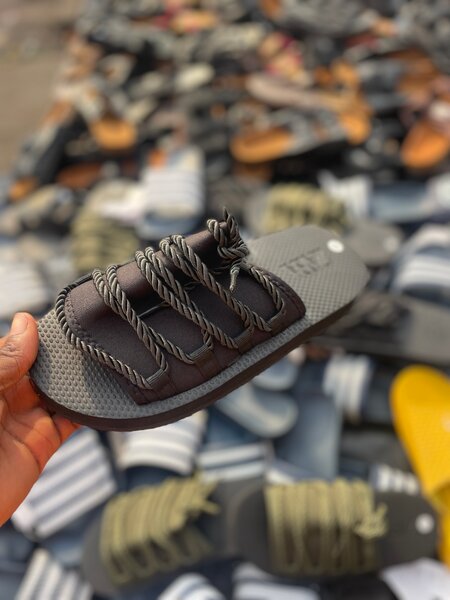 Sandales en corde tressée