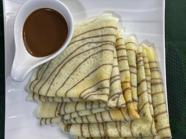 5 crêpes au nutella