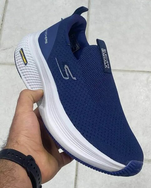 Chaussures Slip-On Homme Bleu Skechers