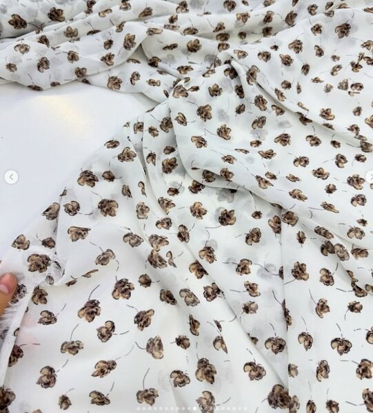 Красивейший креп шифон с принтом