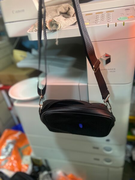 Sac bandoulière noir élégant