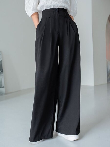 Pantalon large élégant femme