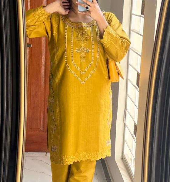 *SEQUENCE KHADI NET 2Pcs*