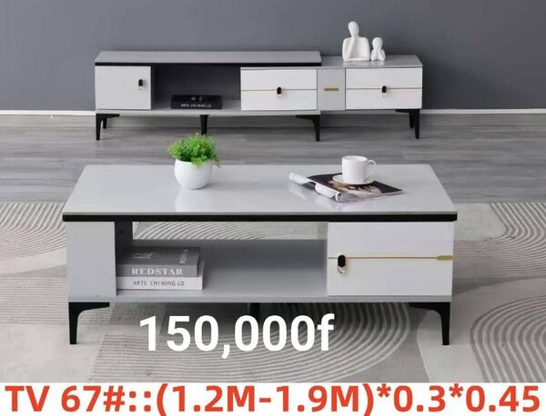 Meuble TV moderne blanc