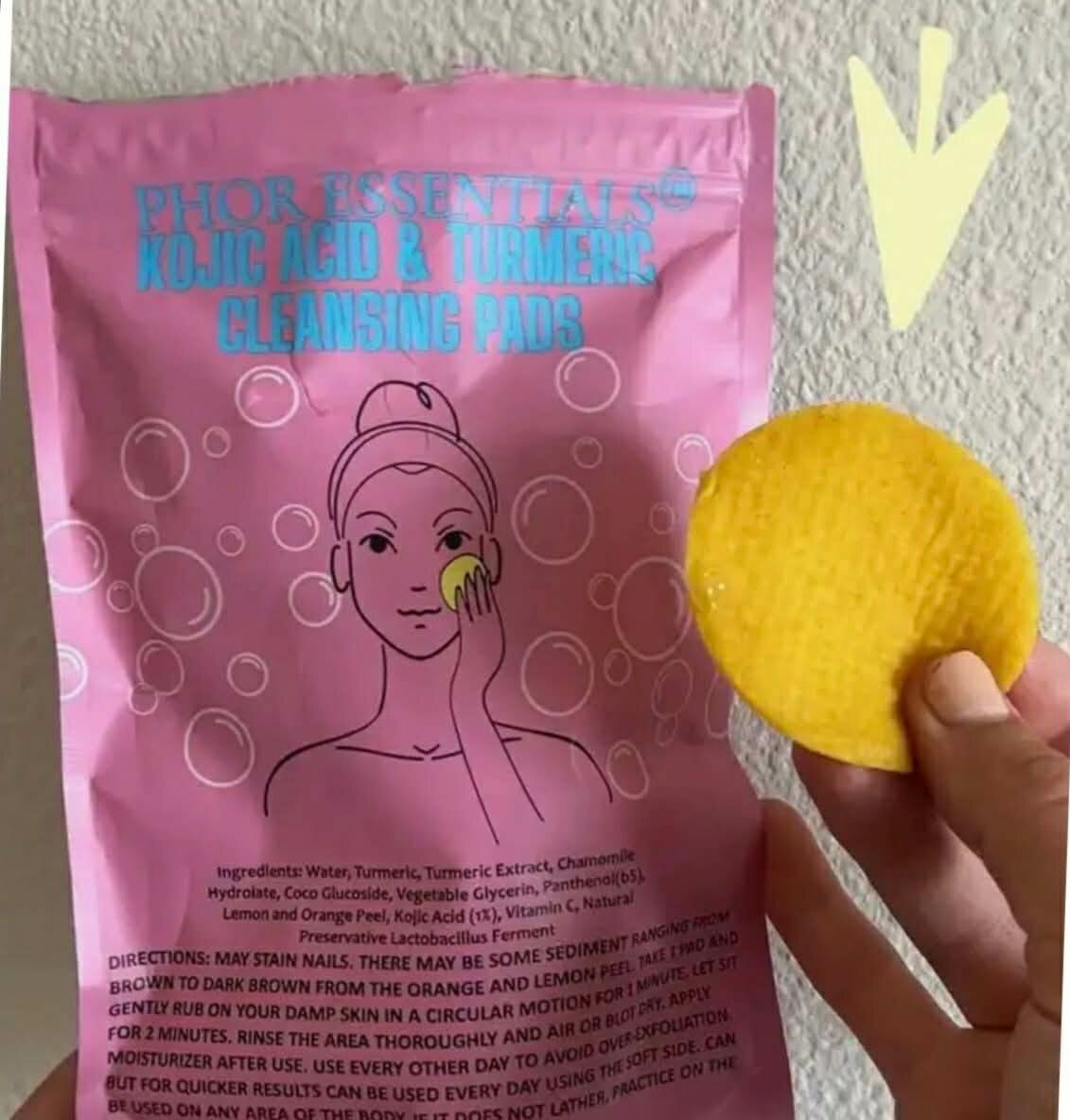 Cotons Nettoyants au Curcuma