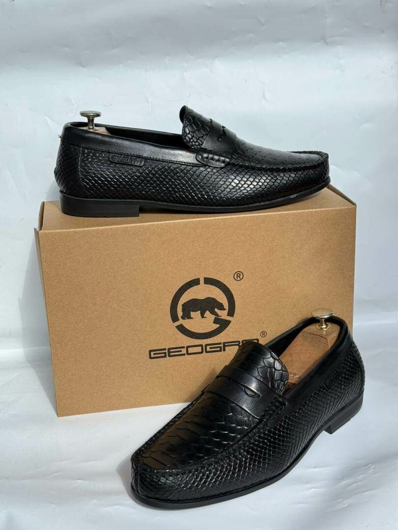 Chaussures Homme GEOGRAPH cuir noir