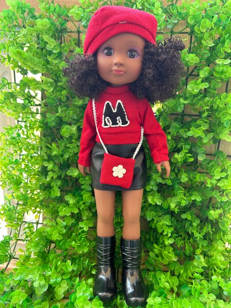 Poupée africaine 45 cm