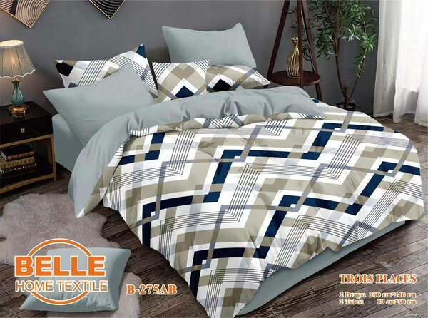 Parure de lit moderne 3 pièces