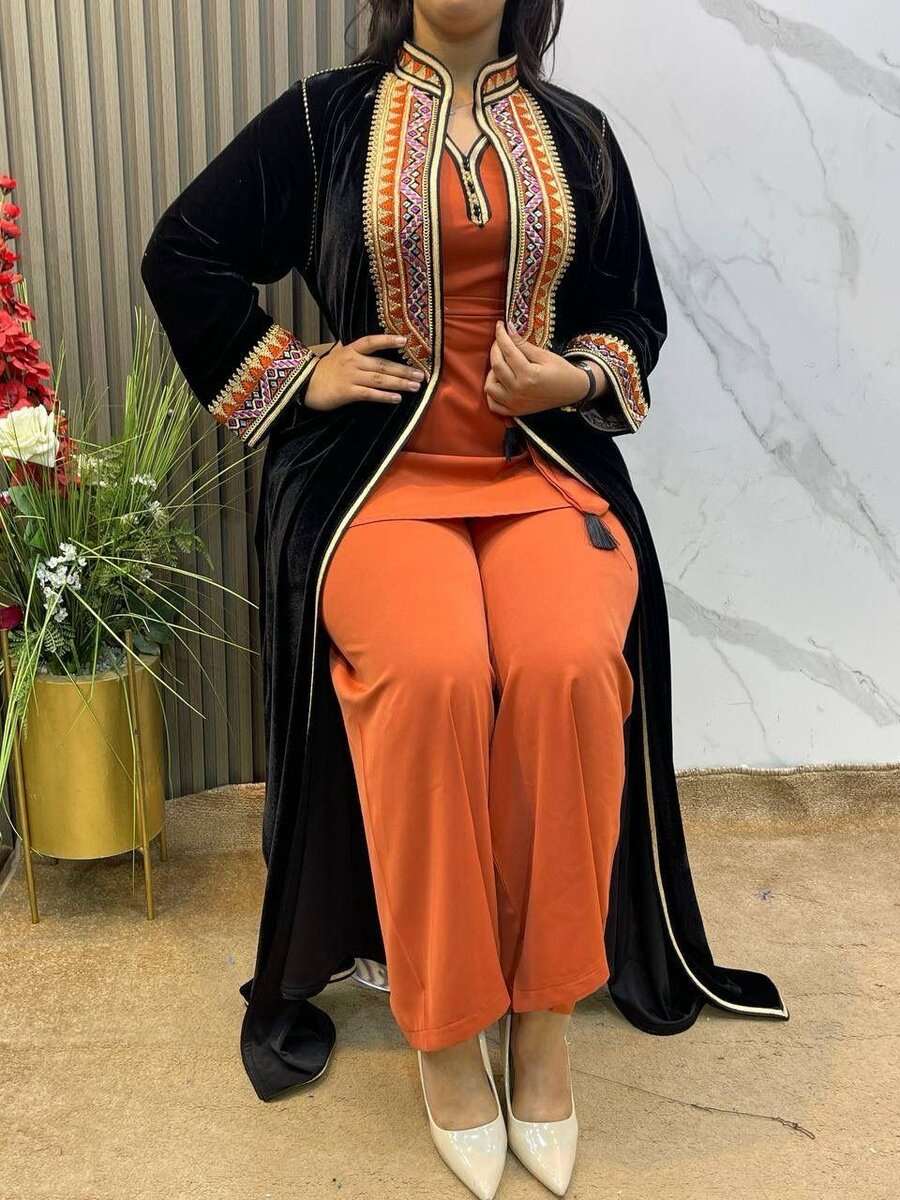 Boubou marocain avec pantalon
