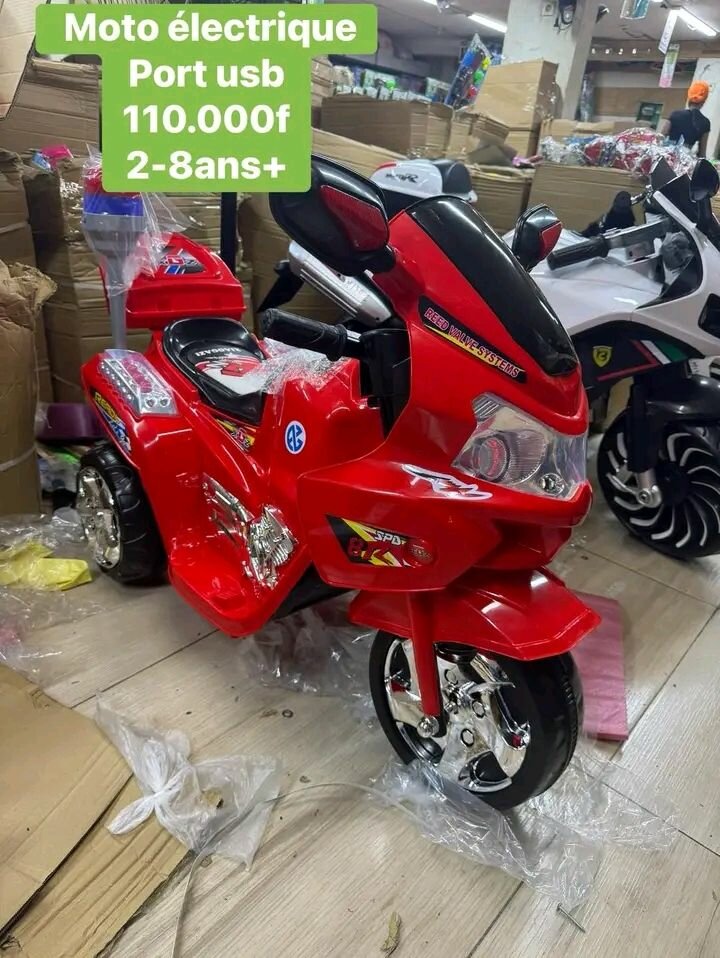 Moto électrique enfants USB