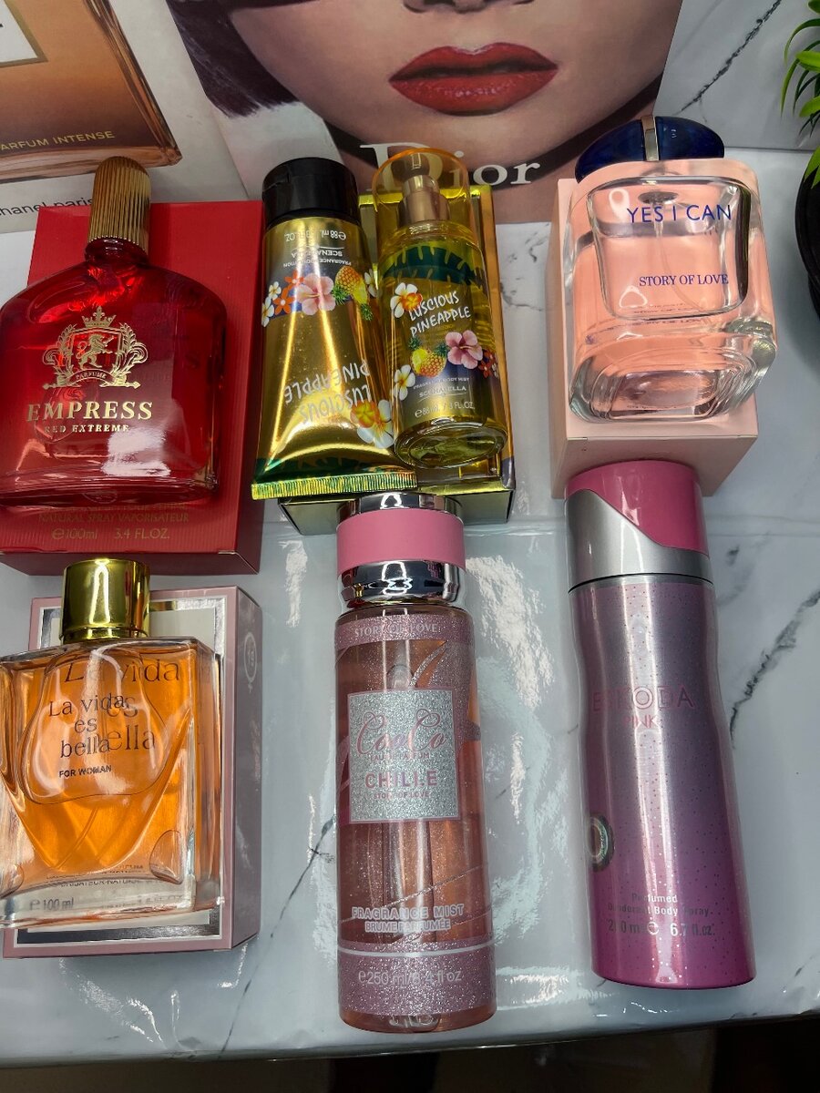 7 in 1 women perfume set