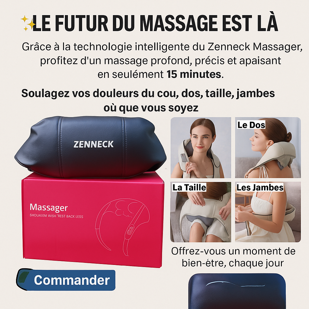 Zenneck Appareil de Massage Multi-Zones