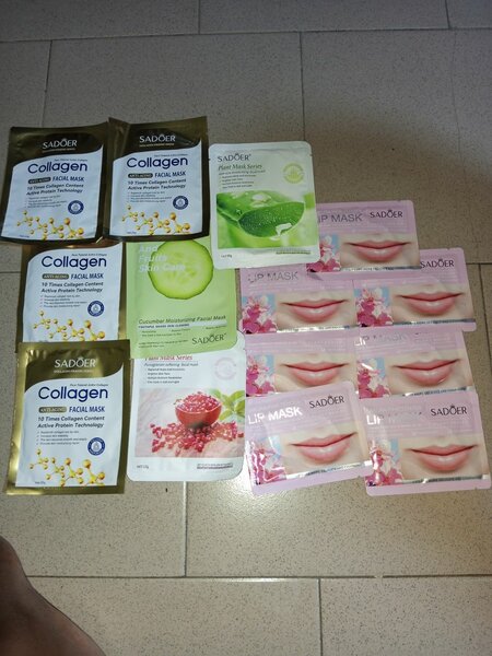 Set de Masques Visage et Lèvres