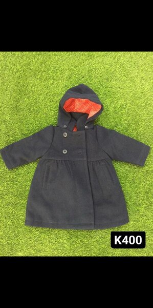 Black coat for girls