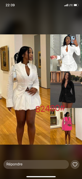 Robe Chemise Femme Élégante