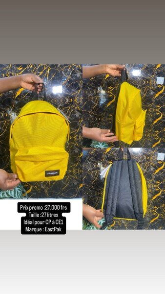 Sac à dos jaune 27L EastPak