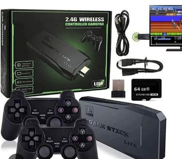 Console de Jeu Sans Fil 4K